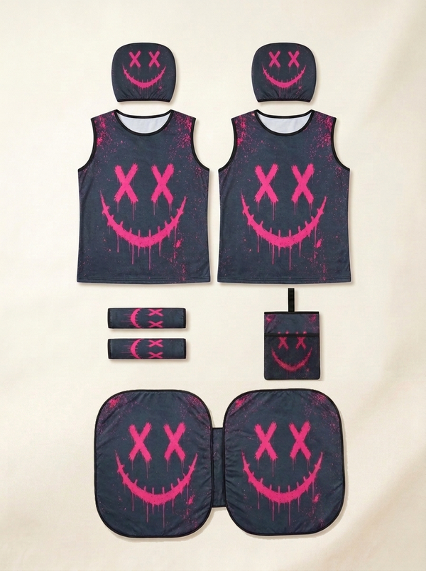 Pink Drip Smiley