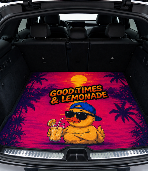 Good Times & Lemonade – Car Boot Mat