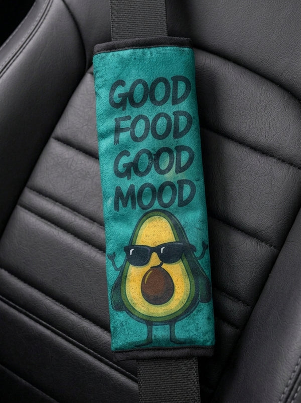 Good Food Good Mood – Seatbelt Cover (Set of 2)