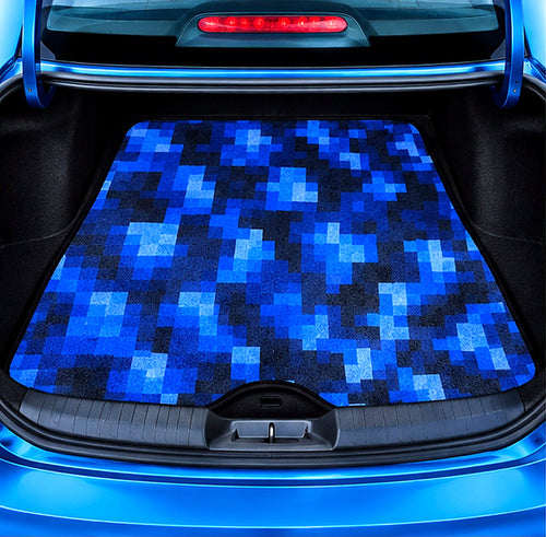 Blue Pixel – Car Boot Mat