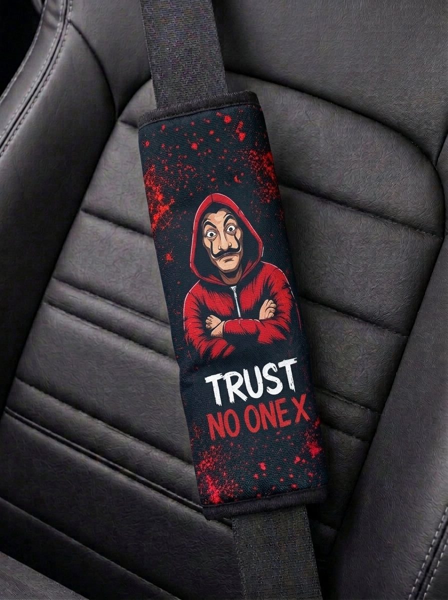 Trust No One X – Seatbelt Cover (Set of 2)