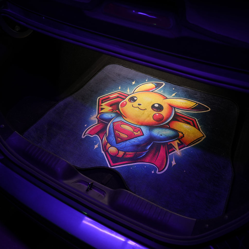 Pikachu Superman - Car Boot Mat