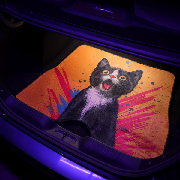 Pop Art Cat - Car Boot Mat