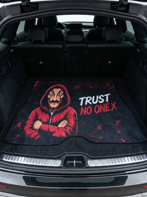 Trust No One X – Car Boot Mat