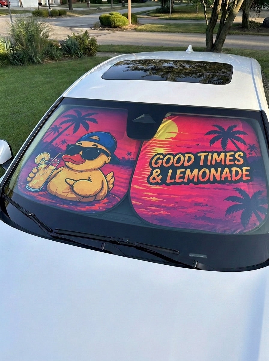 Good Times & Lemonade – Front Sunshade