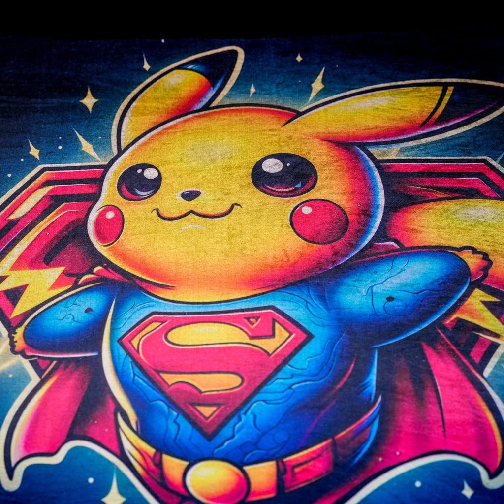 Pikachu Superman - Car Boot Mat