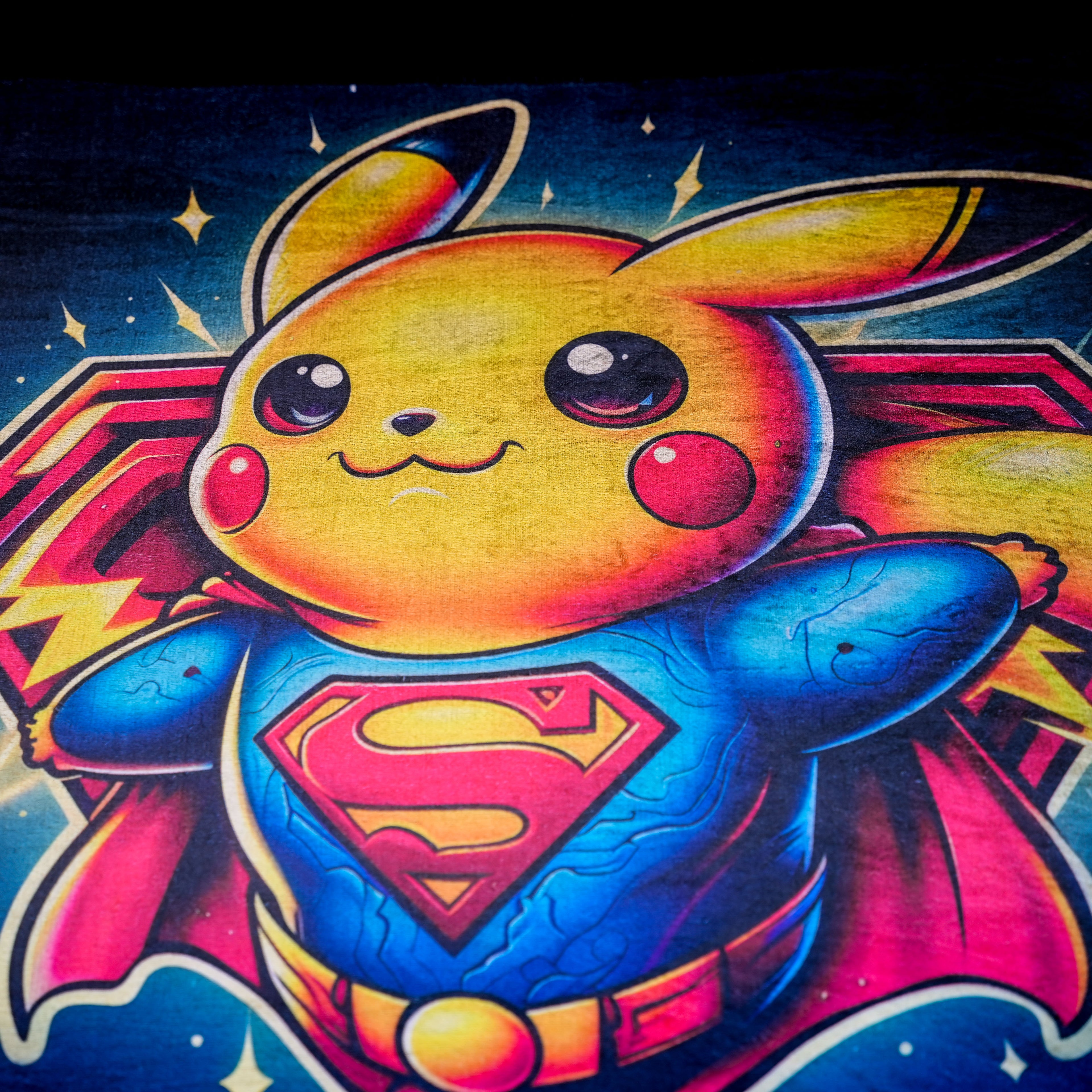 Pikachu Superman - Car Boot Mat