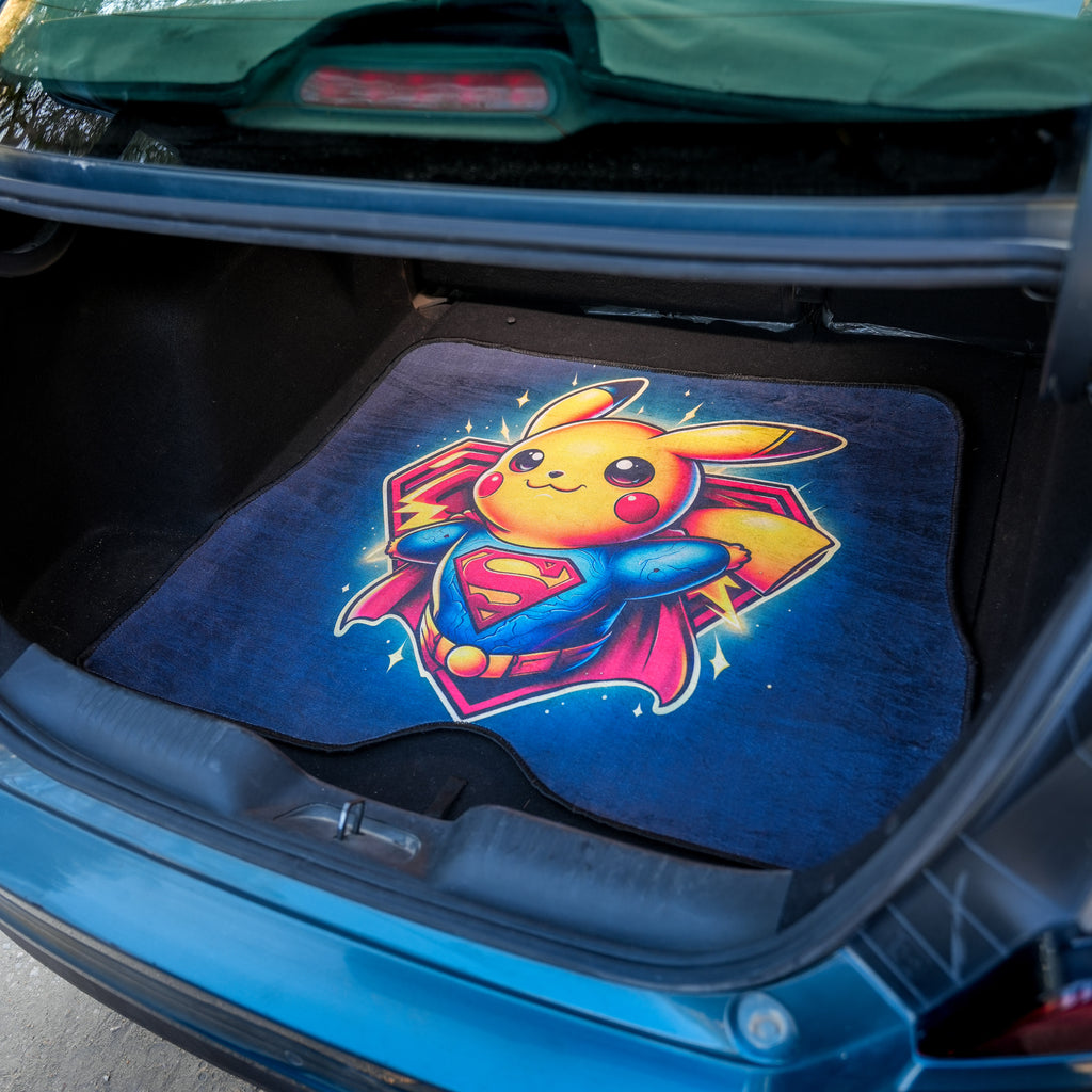 Pikachu Superman - Car Boot Mat