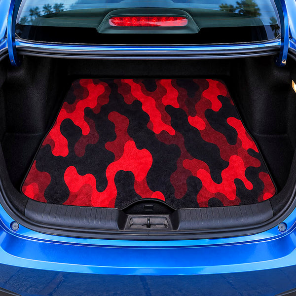 Red Camo – Car Boot Mat