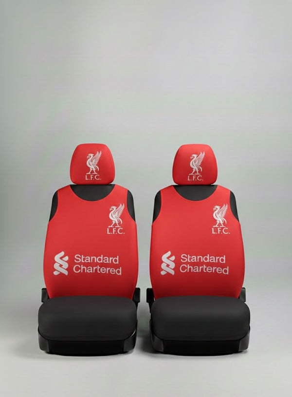 Liverpool FC – Car Seat Set - 2 Seats Set (Backs + Headrests)